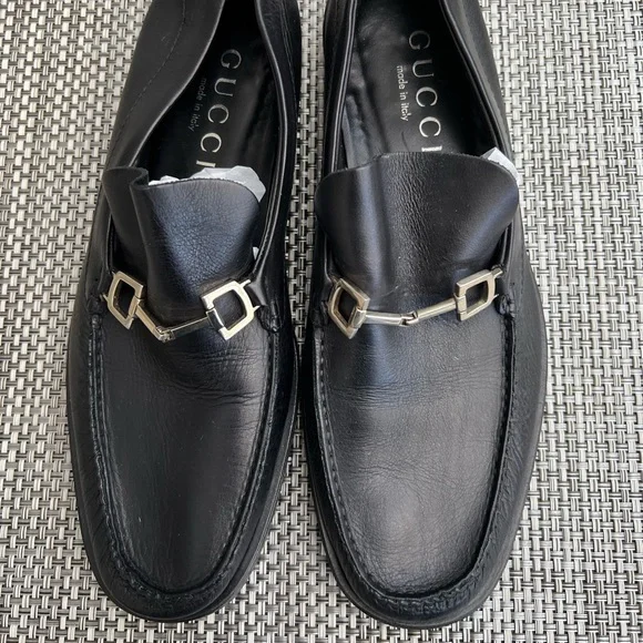 Gucci | Shoes | Mens Gucci Black Slipon Loafers | Poshmark display picture 3